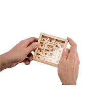 GIOCO DEL LABIRINTO IN LEGNO
